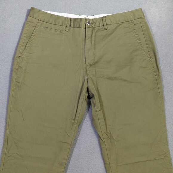 Perk Pants Men's 35x30 Green Feel Good Chino Slim Stretch Casual 5 Pocket - Picture 4 of 10